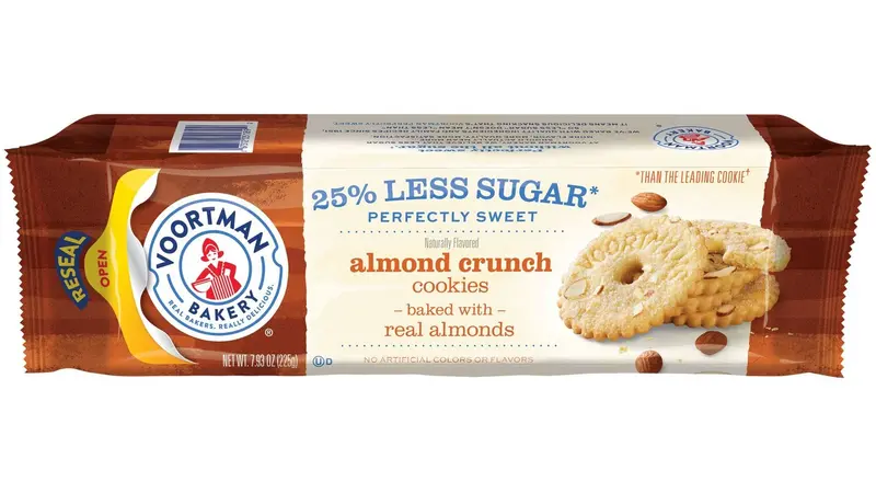 Voortman® Perfectly Sweet™ Almond Crunch Cookies