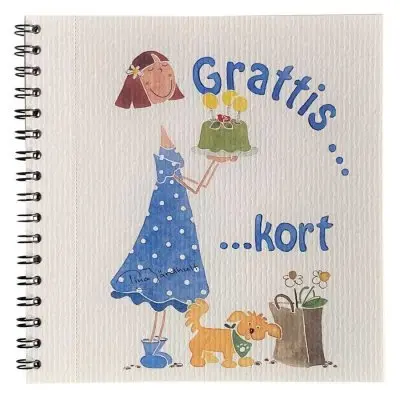 Vykortsalbum Grattis