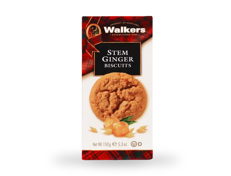 Walkers Stem Ginger Biscuits 150g