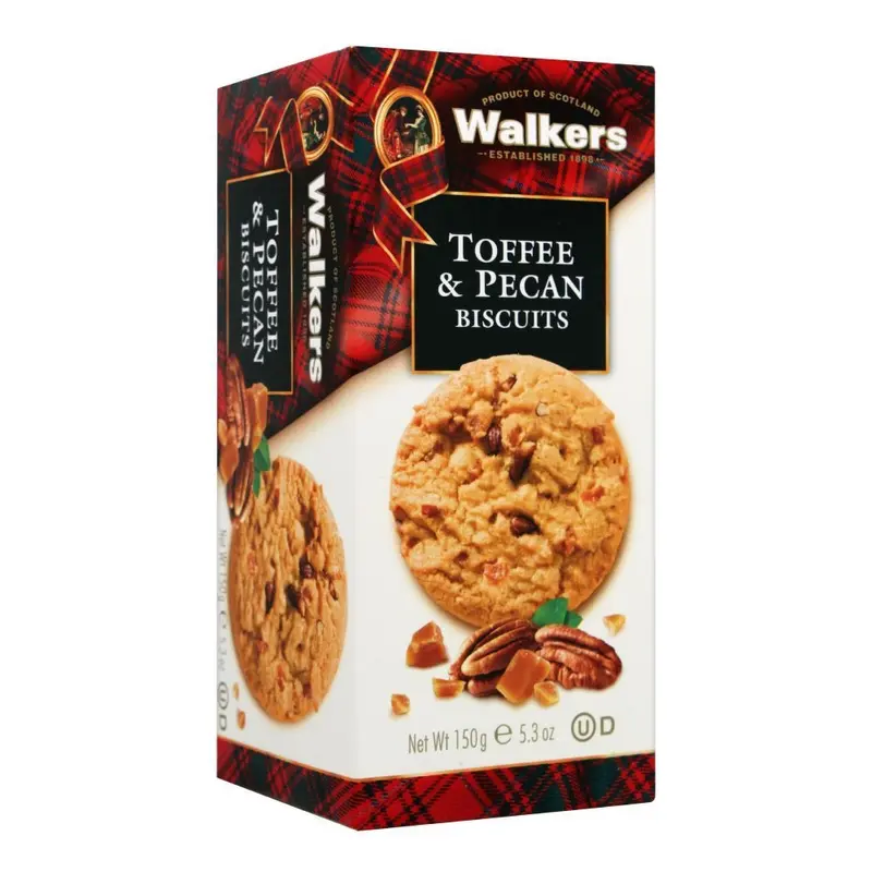 Walkers Toffee & Pecan Biscuits 150g
