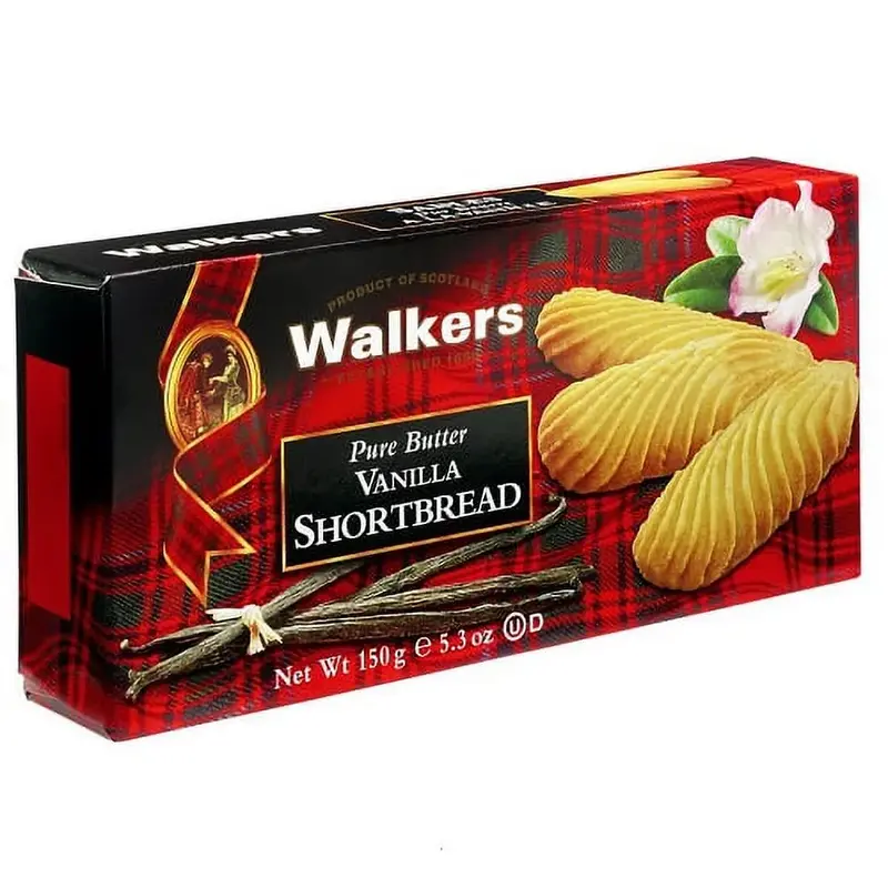 Walkers Vanilla Shortbread 150 g – klassiskt smörkex med vaniljton