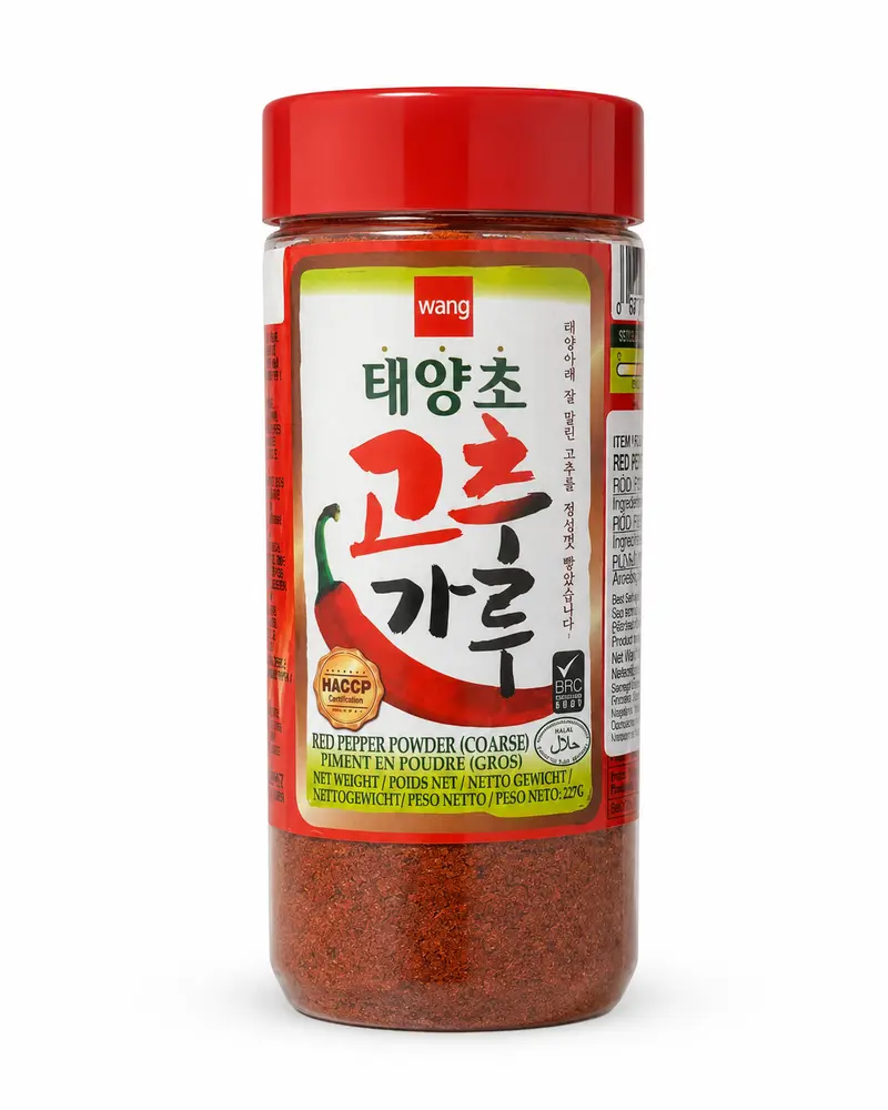 Wang Korea Chilipulver (Gochugaru) Grovmalet 227g