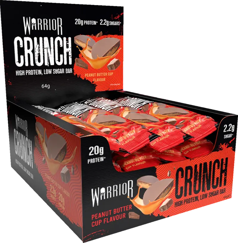 Warrior Crunch Bar - 12 x 64 g Peanut Butter Cup