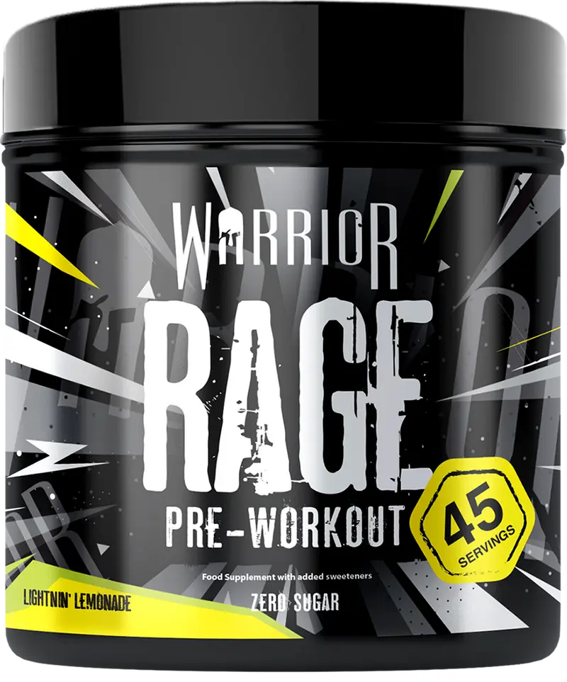 Warrior Rage Pre-Workout - 392 g - Lightnin Lemonade