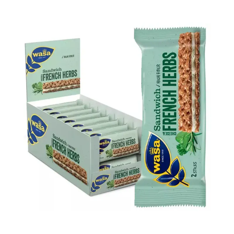Wasa 24-Pack Cheese & French Herbs 888 g