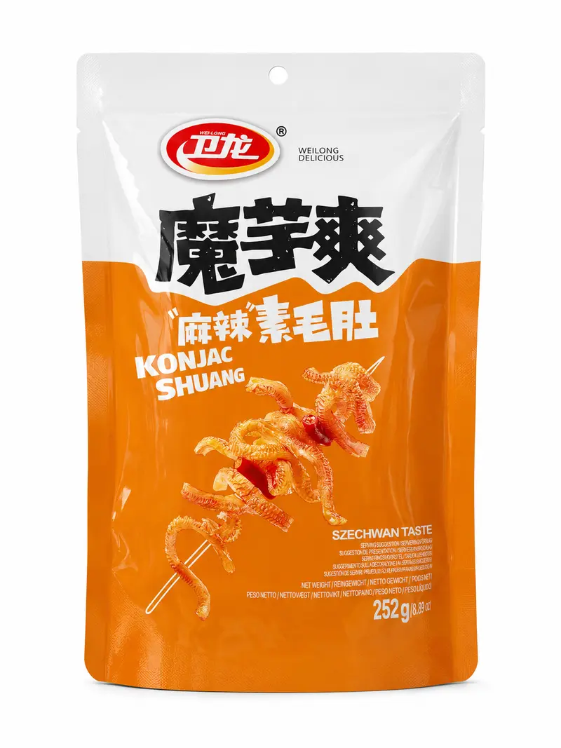 Wei Long Konjacsnacks Mala Starksmak 252g