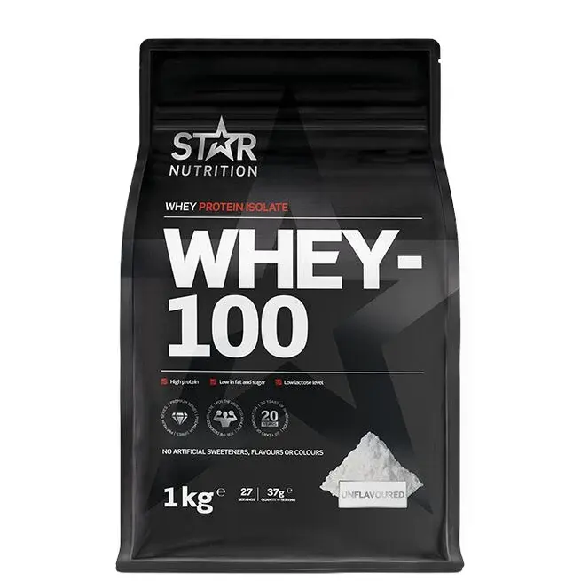 Whey-100 Vassleprotein 1 kg Naturell