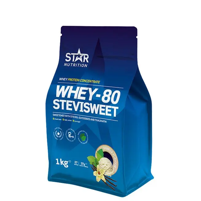 Whey-80 SteviSweet Vassleprotein 1 kg