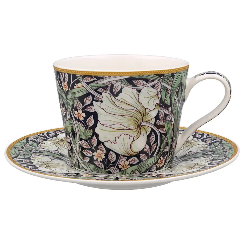 William Morris Pimpernel | Kopp med fat i finaste porslin