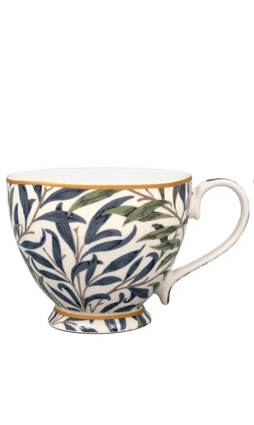 William Morris "Willow Bough" – Mayfairmugg med blågröna bladmotiv