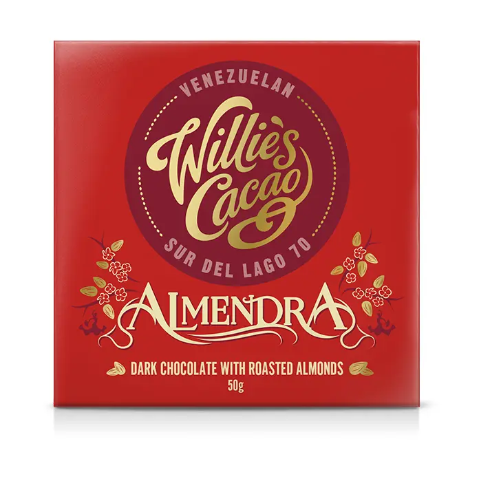Willie’s Cacao Almendra, 70% 50g
