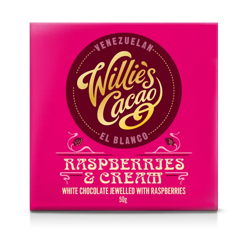 Willie’s Cacao Raspberries & Cream 36% 50g