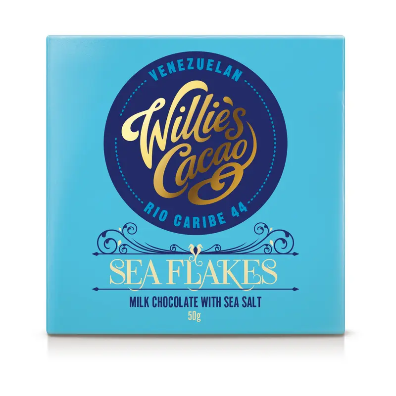 Willie’s Cacao Sea Flakes 44% 50g