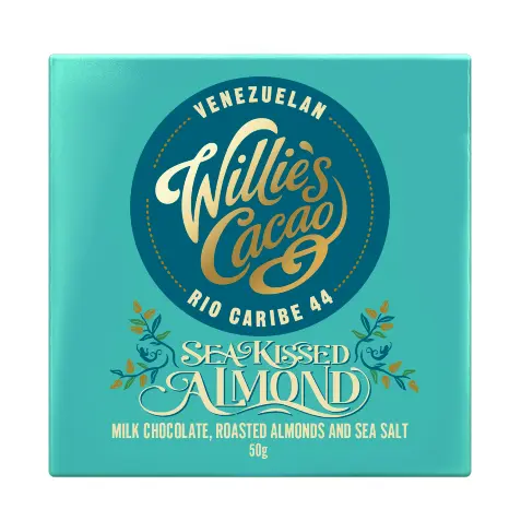 Willie’s Cacao Sea Kissed Almond,44% 50g