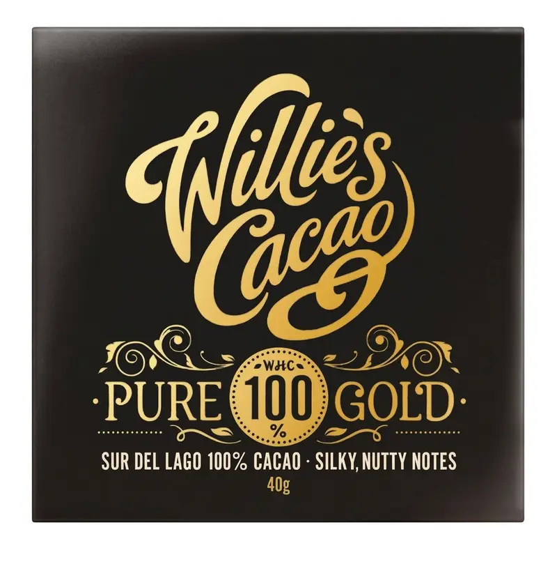 Willie’s CacaocPure Gold, 100% 40g