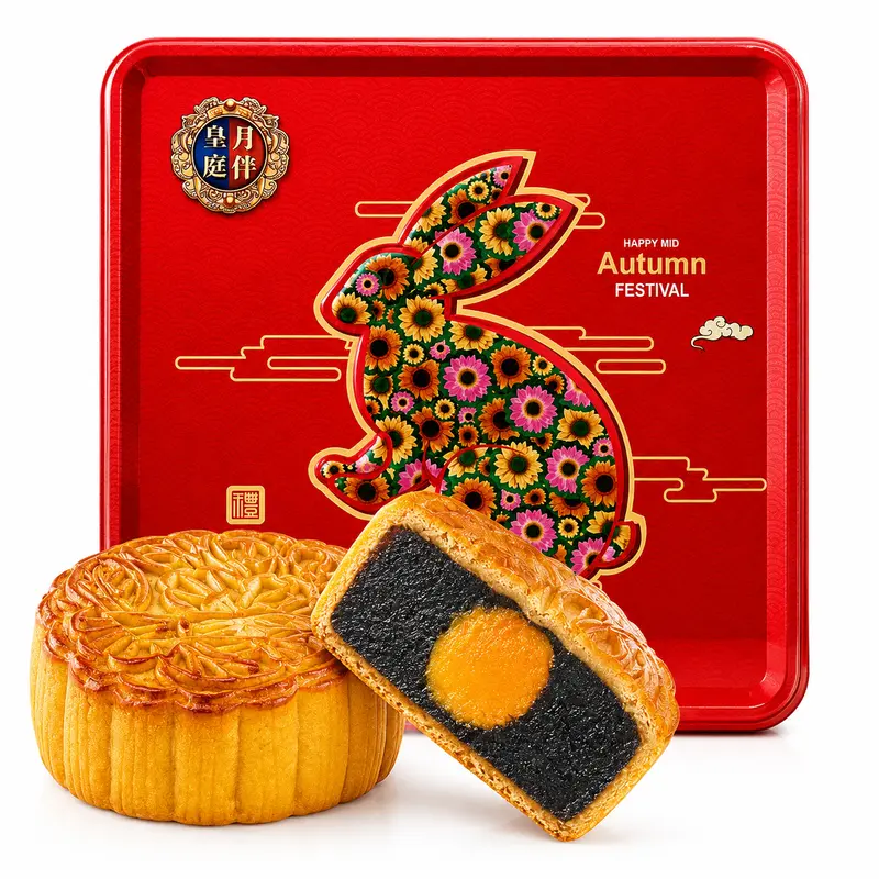 YB Månkakor med svart sesampasta och en saltad äggula 4-pack 750g