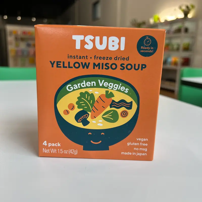 Yellow Miso Soup & Garden Veggies- 4 Pack