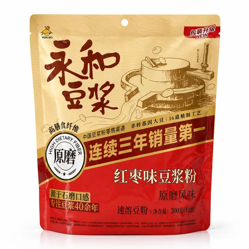 Yon Ho Sojabönsdryckspulver med Röd Jujube 300g