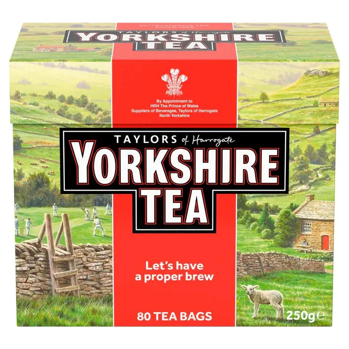 Yorkshire Tea 80-p – klassiskt brittiskt svart te