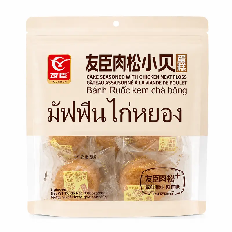 Youchen Kaka med kycklingköttsfloss 280g (7pieces)