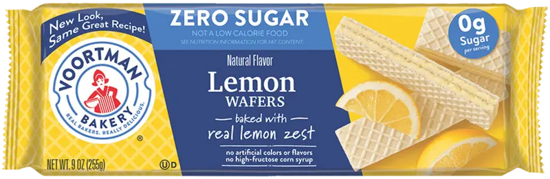 Zero Sugar Lemon Wafers