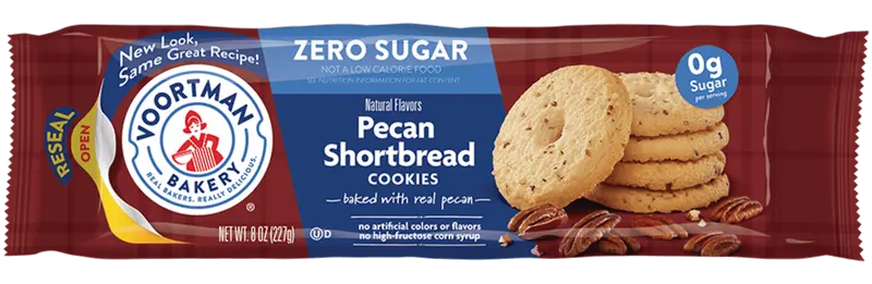Zero Sugar Pecan Shortbread Cookies