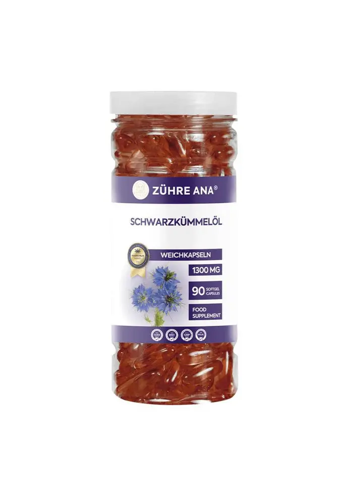 Zühre Ana Svartkumminolja (90 kapslar) (117 g)